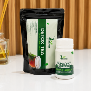 Fat burner pills + intense flat tummy detox.